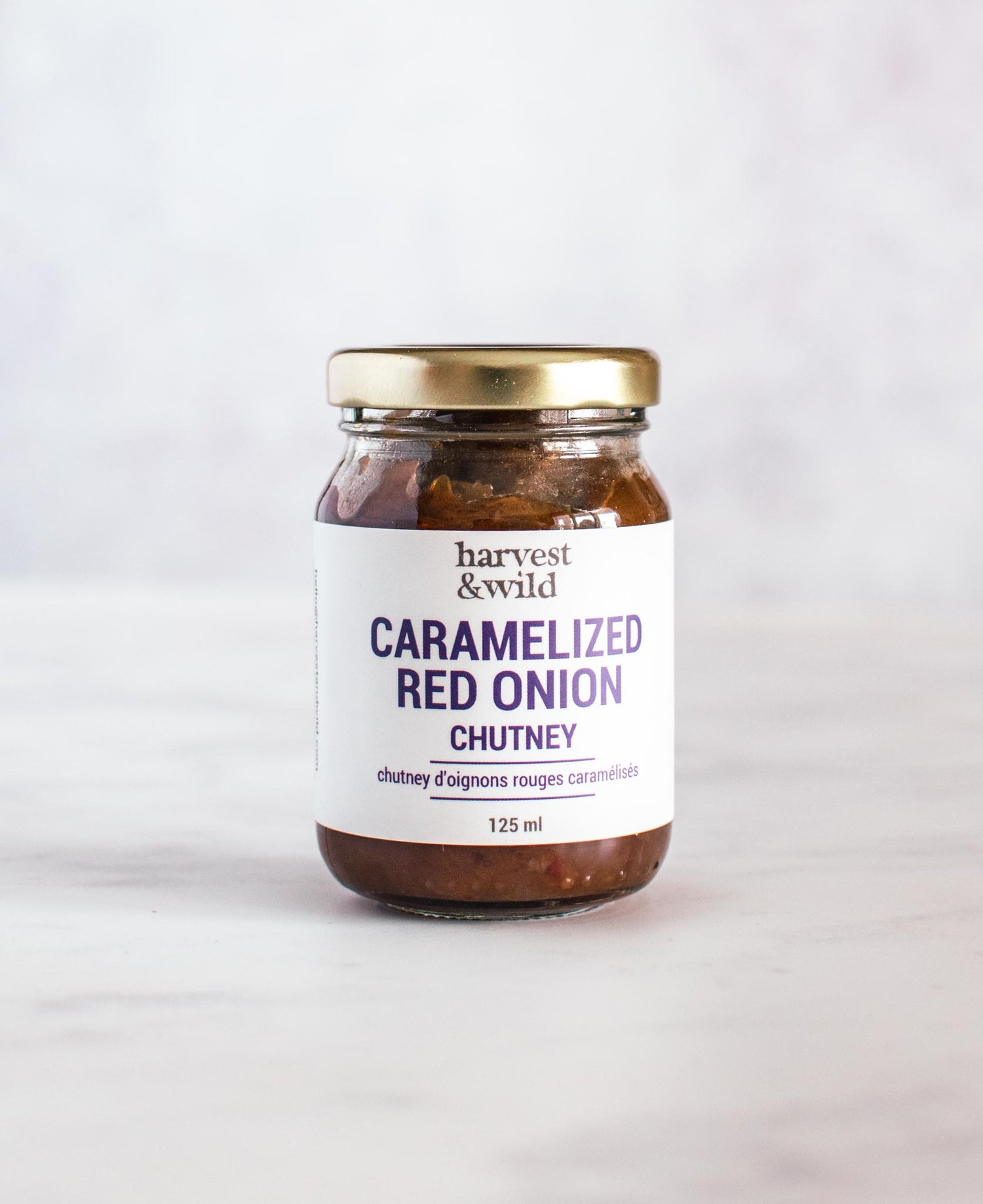 Caramelized Red Onion Chutney in 125ml glass jar